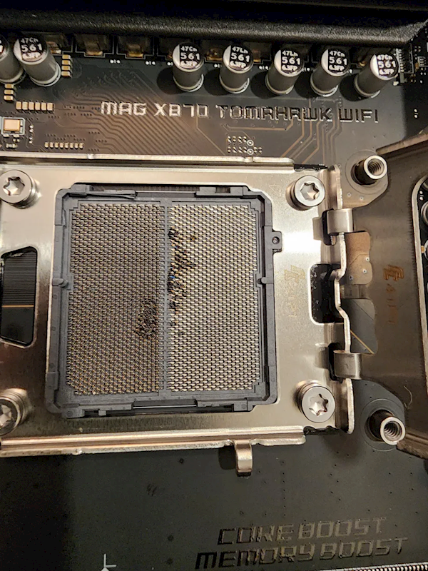 銳龍7 9800X3D首次燒毀:微星官方回應(yīng)正在調(diào)查